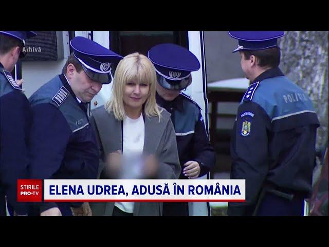 Elena Udrea a fost predată autorităților române