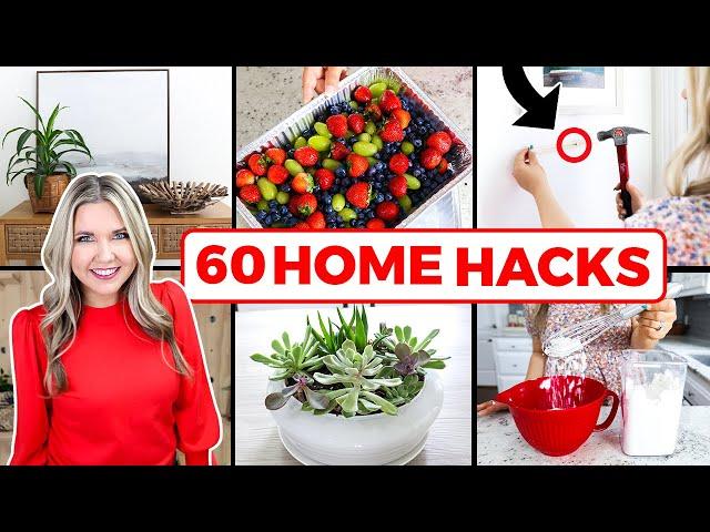 60 HOME HACKS...That You HAVE TO TRY!