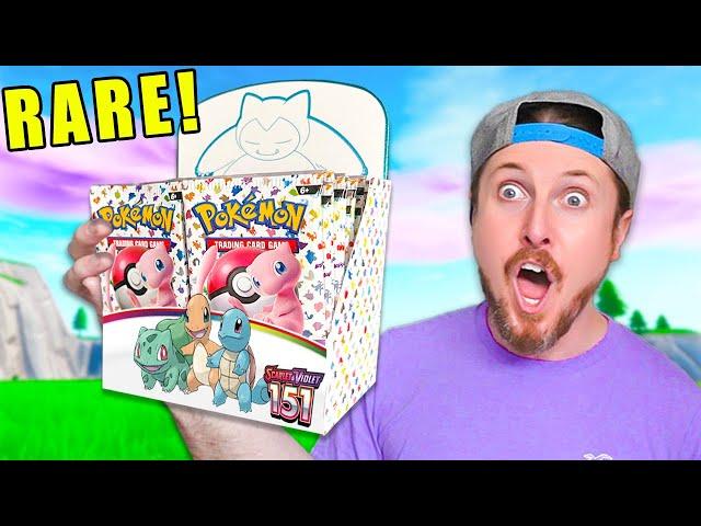 World's ONLY Custom POKEMON 151 Booster Box! (opening it)