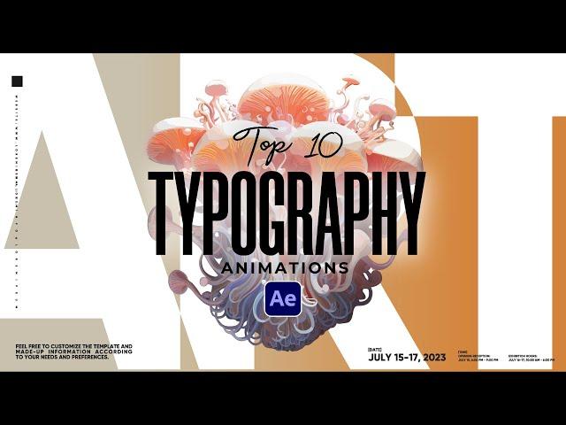 The 10 Most Popular Title Animations in After Effects