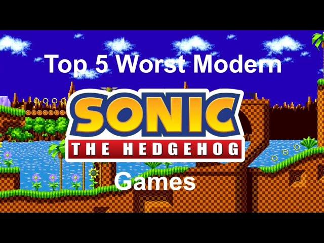 The Top 5 Worst Modern Sonic Games Ft Nostalgia Critic Reloaded