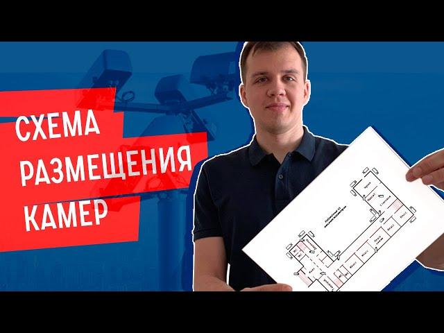 СХЕМА РАЗМЕЩЕНИЯ КАМЕР видеонаблюдения на объекте. Как выбрать места расположения камер.