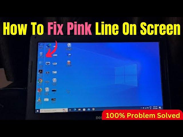Dell Laptop Pink screen problem solved | How To Fix Pink Color Display Issue In Laptop, PC | HP