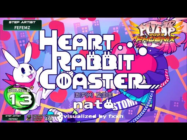 [PUMP IT UP PHOENIX] HEART RABBIT COASTER(하트 래빗 코스터) D13