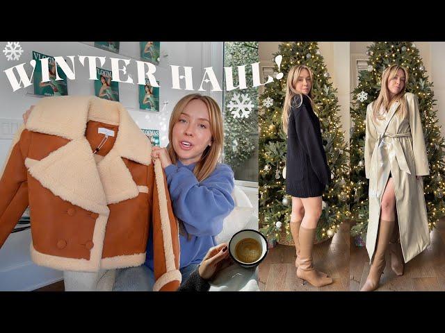 Huge Winter Shopping Haul! Minimal makeup look, Haul + Rosie Update!