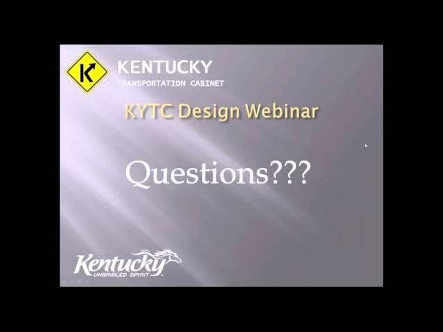 KYTC Design Webinar   Sizing a Pipe Culvert using HY 8