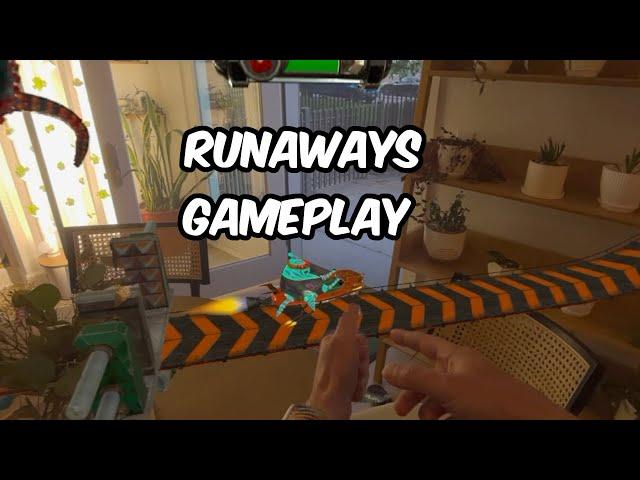 Runaways Gameplay on Vision Pro