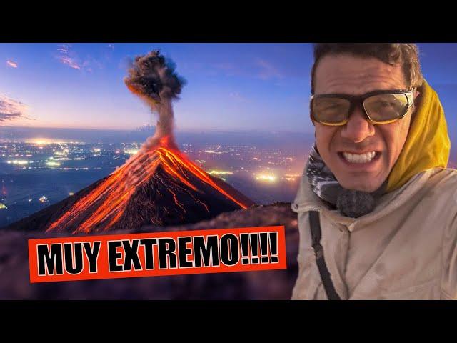 Subí un VOLCÁN ACTIVO y EXPLOTÓ  (Guatemala)