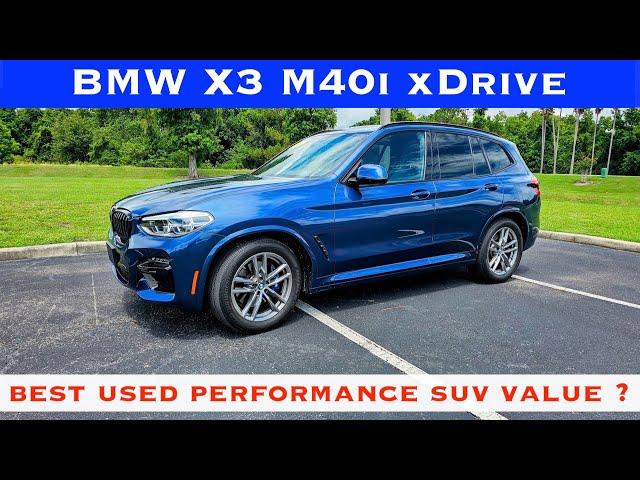 Pre-Owned 2021 BMW X3 M40i XDrive w/less than 10k miles! POV Review & Test Drive. Best Used Lux SUV?