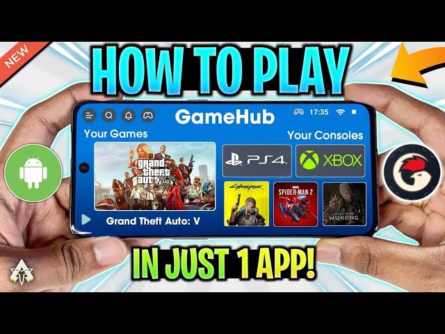 NEW  How To Play ANY PS4/PS3/XBOX Games On Android | No Emulator! - GameHub Review