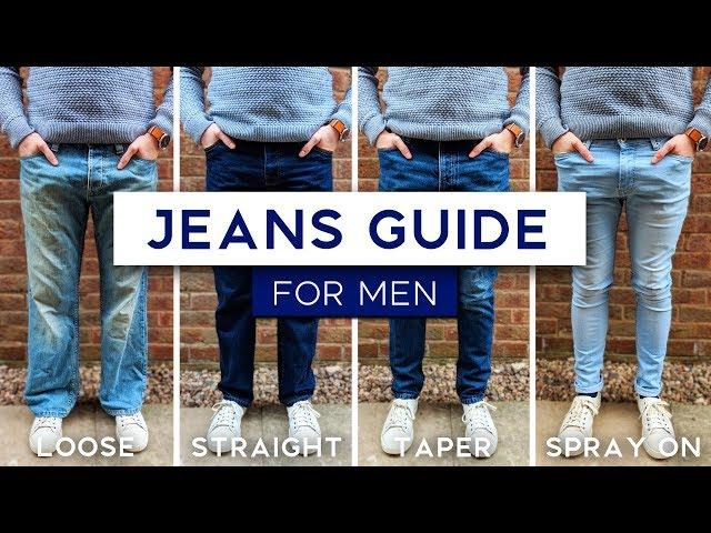 Men's Jeans Fit Guide | The Best Style Jeans For Your Physique