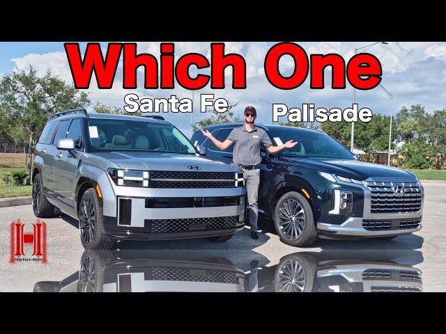 2024 Hyundai Santa Fe vs Hyundai Palisade : Specs and Test Drive