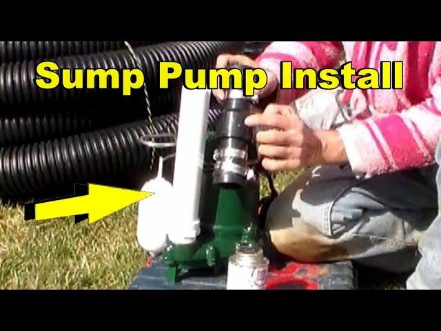 Sump Pump Set Up, Zoeller M53