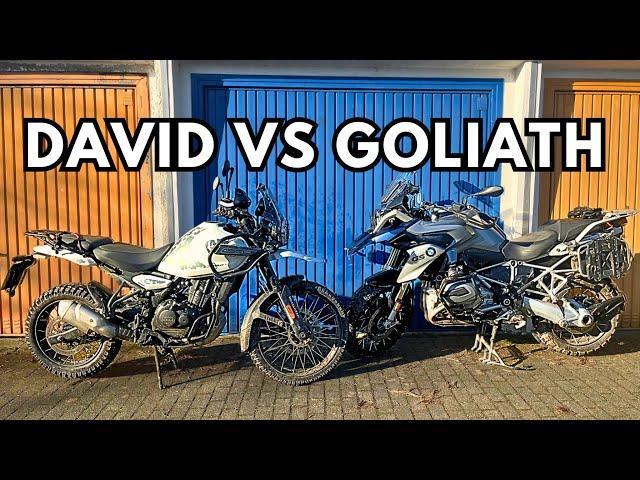 Royal Enfield Himalayan 450 vs. BMW GS 1200