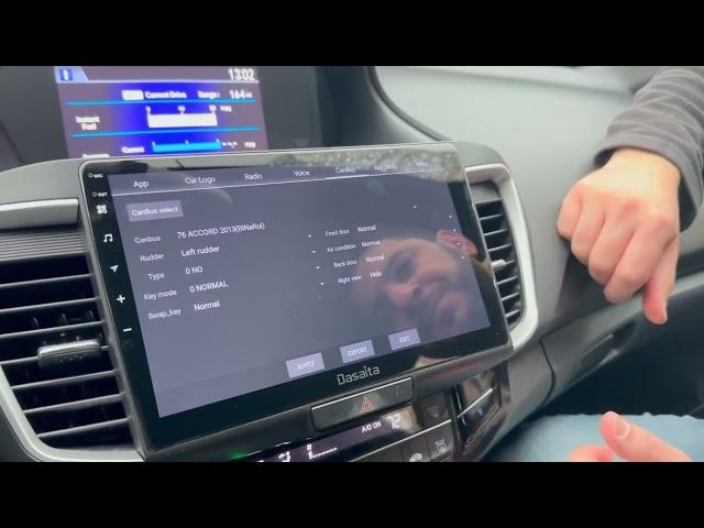 Dasaita CarPlay & Android auto head unit for Honda Accord 2013-2017