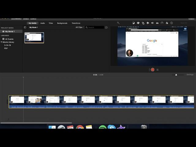 How to zoom in on imovie by David R Esau