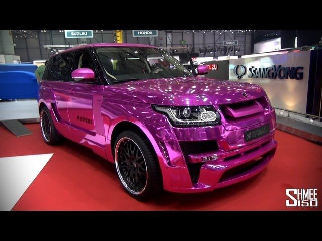 EXCLUSIVE: Hamann Mystère CHROME PINK - NEW Range Rover - Geneva 2013