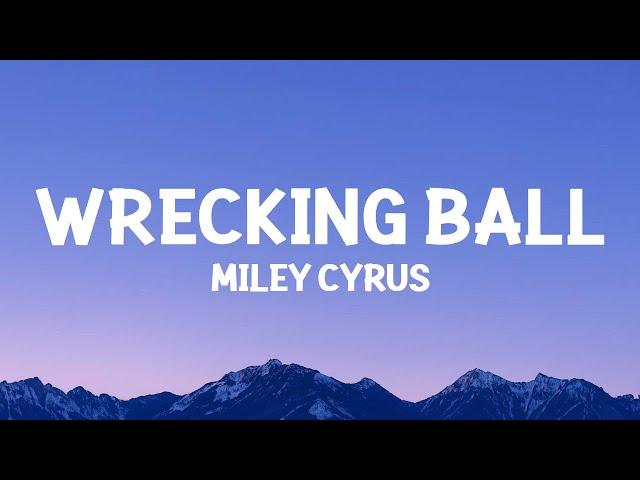 @MileyCyrus - Wrecking Ball (Lyrics)