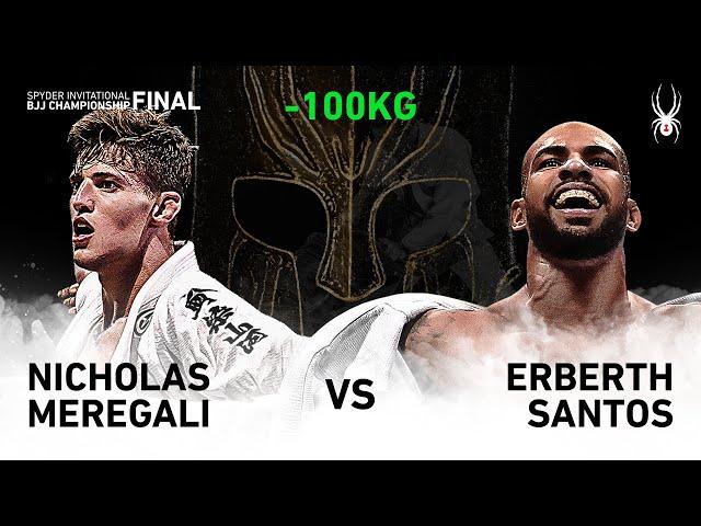 2019 SPYDER INVITATIONAL BJJ CHAMPIONSHIP FINAL -100kg Semi final : N.Meregali vs E.Santos(Full)