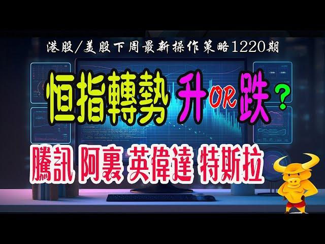 【港股/美股下週展望】恆指下週轉勢：轉升OR轉跌？｜美股三大指數急跌，下週仲會跌？｜騰訊/阿里/英偉達/特斯拉注意呢個信號！｜#恆指期貨#港股#美股#騰訊#阿里#英偉達#特斯拉#致富學院