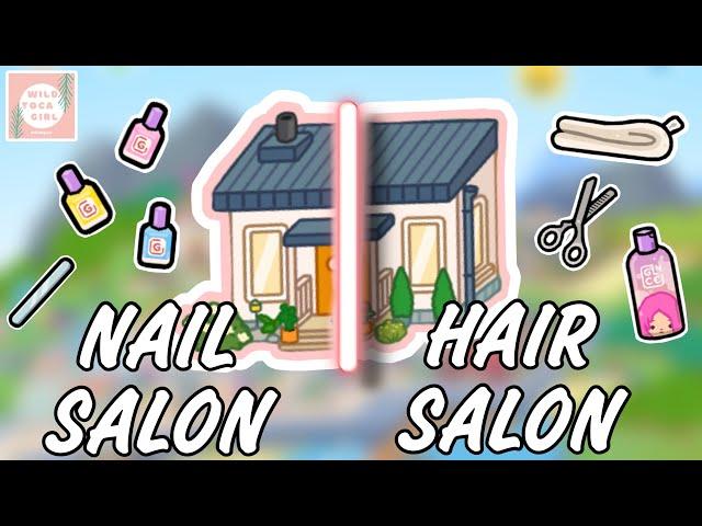 NAIL SALON  + HAIR SALON ‍️ TOCA BOCA WORLD 