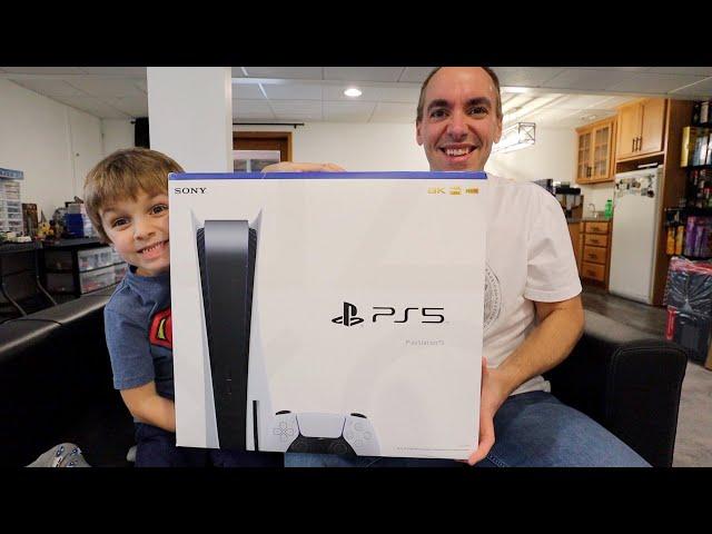 WE GOT A PLAYSTATION 5!