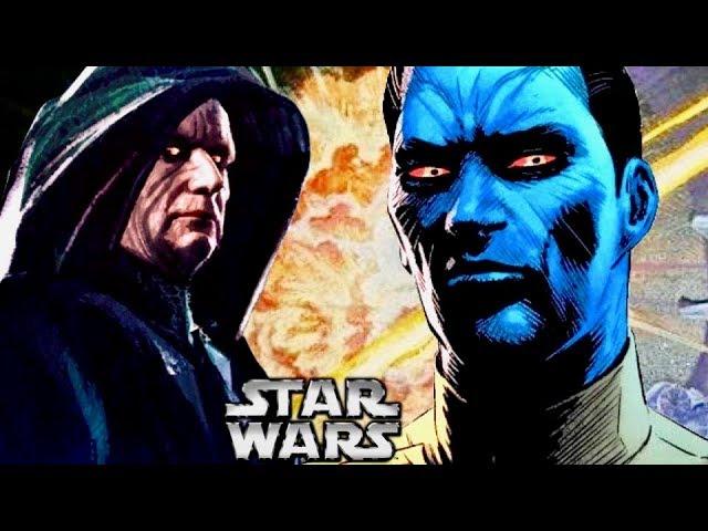 How Thrawn Impressed Palpatine When Told the Death Star was Destroyed! (Legends)