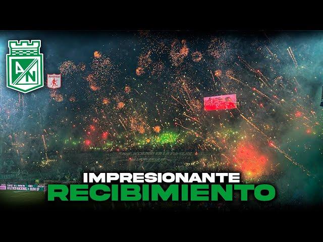 🟢SALIDA HINCHADA ATLÉTICO NACIONAL VS AMÉRICA DE CALI 3-1 Desde la tribuna Final copa Colombia hoy