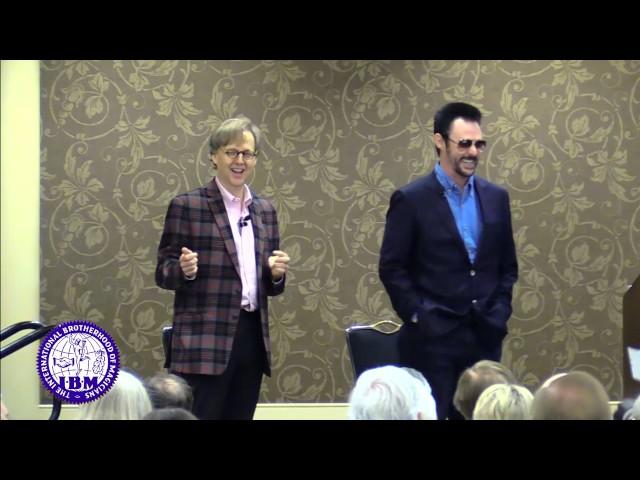 Mac King and  Lance Burton IBM Merlin Breakfast 2017