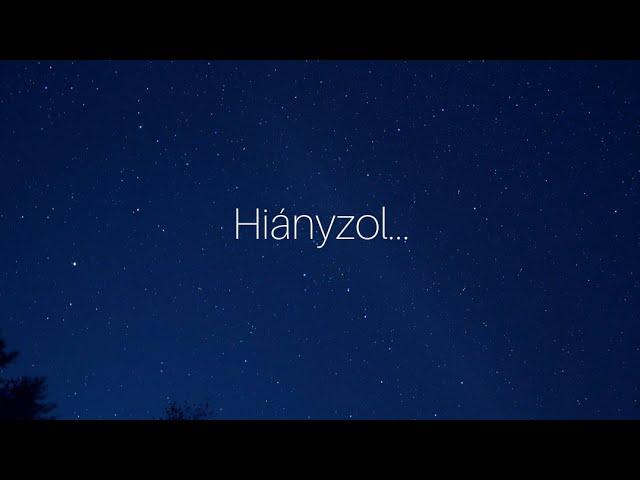 MECKS - HIÁNYZOL (OFFICIAL LYRIC VIDEO)