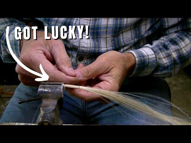 601 RSW From The Vault! -  Rehairing A Fiddle Bow - But First Let's FIX THE PROBLEM!