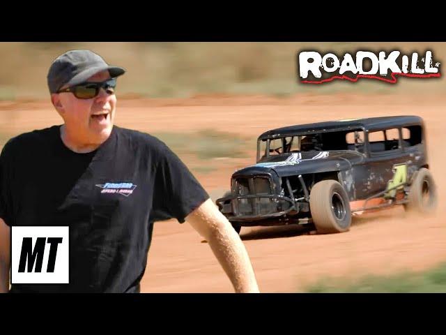 Building Custom Dirt Track & Racing Retired Race Cars! | Roadkill