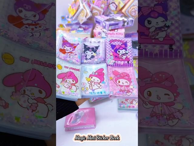 Magic Mini Sticker Book #kawaii #cute #sticker #stationery #sanrio #japan #shortsviral