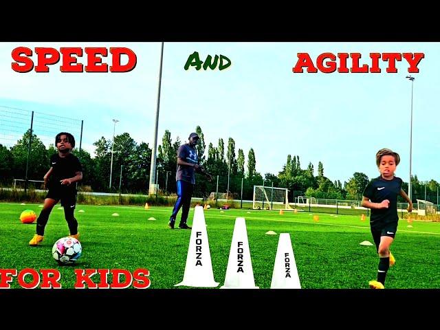 This is how I am improving the speed and agility of my son. football drills