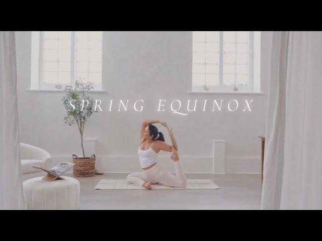 Spring Equinox Vinyasa | Yoga flow for Ostara & the astrological new year with oracle card reading