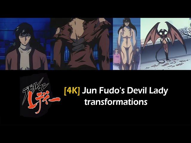 [4K] Devilman Lady - Jun Fudo's Devil Lady transformations