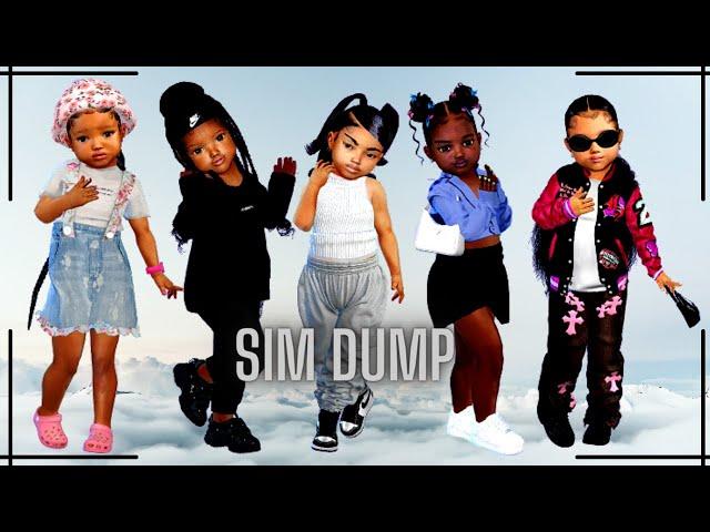 [Patreon] Female Toddler Sim Dump | CC Folder and Sim Download || SIMS 4