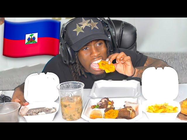 Kai Cenat's First Time Eating Haitian Food..