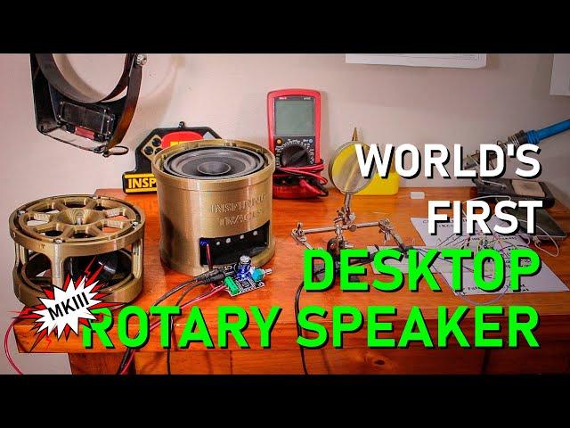 Ep. 18: Fine Tuning the New Horn Unit - World's First Desktop Rotary Speaker