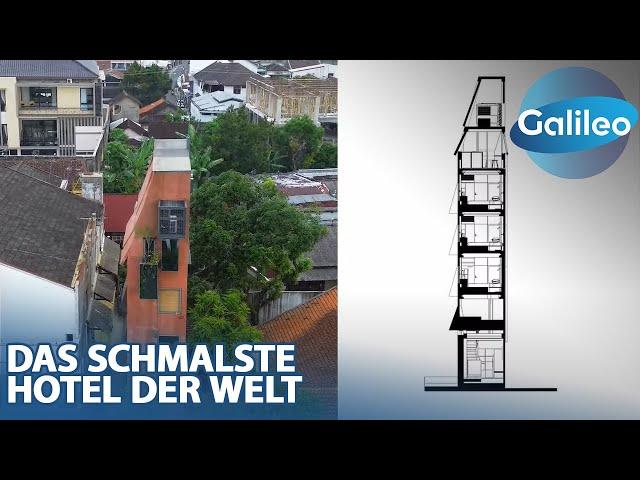 Schmal, schmaler, Pitu Rooms: Check-In im schmalsten Hotel der Welt!