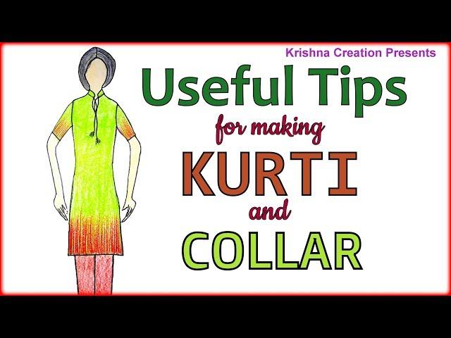 KURTI and COLLAR | कॉलर वाली कुरती बनाना सीखे | Krishna Creation