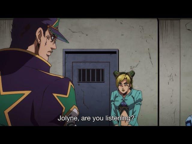 Jojo part .6 Jolyne meet Jotaro | Stone Ocean