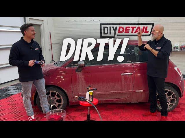 How to Rinseless Wash a DIRTY CAR! #rinselesswash #diydetail #detailing