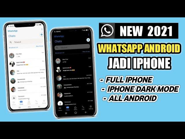 Cara Terbaru Merubah Wa Android Menjadi Whatsapp IPhone | Trik Whatsapp