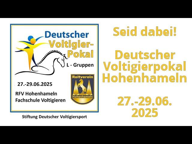 Deutscher Voltigierpokal Hohenhameln 2025 - Trailer