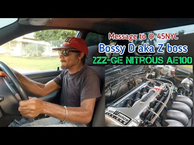 Bossy D getting ready for the race with @45nyc_ in Jamaica | Message to 45nyc | #streetrace