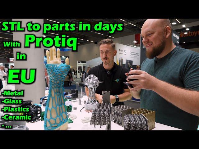 EU one stop shop for all your 3D printing needs, Protiq and it's partners do it all at FORMNEXT