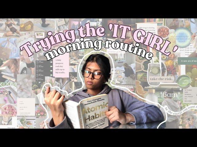 trying the viral 6AM "THAT GIRL" morning routine️