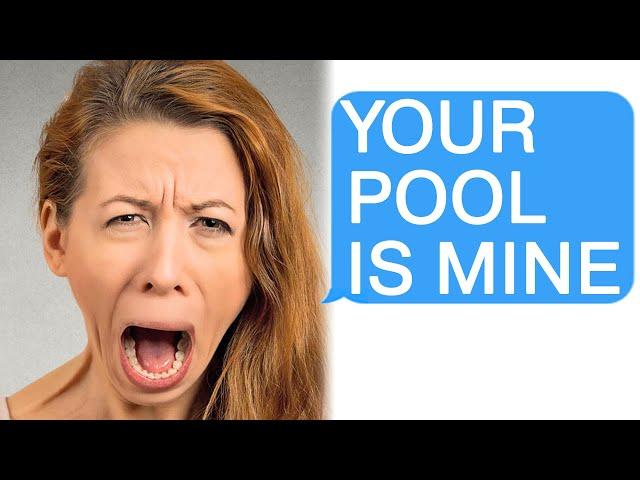 r/AITA Karen Thinks She Owns My Pool