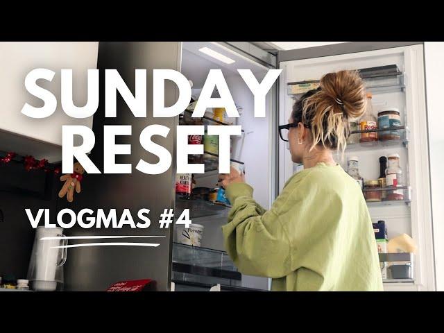 Sunday reset routine! (cleaning + groceries) | Vlogmas #4